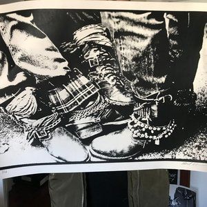 B&W Western Boots Print - Signed in Pencil
